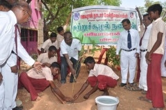 mr-p-surendran-secretary-mnujnhss-planting-sapling-112th-kamarajar-birthday-competition-prize-distrubution-function-on-25-07-2014