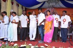 07.01.2016 – 59th Annual Day – 12th Topper getting prize from the Chief Guest - Dr. M. Chokkalingam, Chief Justice, National Green Tribunal, Southern Regional