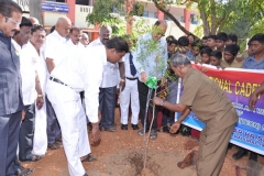 15.08.2015 DRO, Salem Mr S. Selvaraj planting the sapling