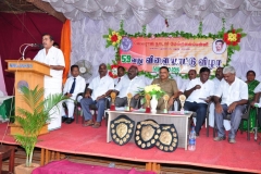 59 TH SPORTS DAY - 16.10.2015 PRIZE DISTRIBUTION FUNCTION - MADURAI NADAR URAVINMURAI GENERAL SECRETARY MR. S.K. MOHAN FELICITATING THE PLAYERS