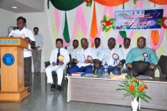 SCIENCE EXHIBITION 20.10.2015 - President Mr. S. Selvaraj adderssing the gathering