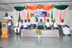 SCIENCE EXHIBITION 20.10.2015 - Secretary Mr. P. Surendran giving welcome address