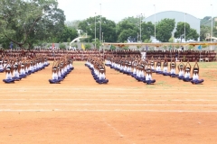 63RD ANNUAL SPORTS DAY - 07.12.2019 - STUDENTS PERFORMING DRILL