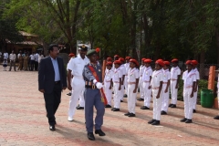 73RD INDEPENDENCE DAY -15.08.2019 - CHIEF GUEST Mr ISAC MOHANLAL  - GUARD OF HONOUR