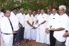 GIM FOUNDATION STONE LAYING CEREMONY - 13.09.2019 - ALUMNI 1957 BATCH GIVING DONATION